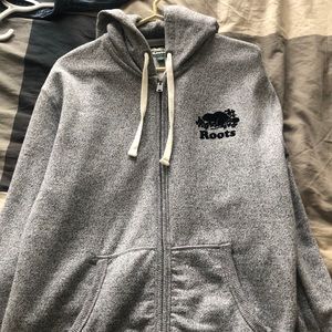 Roots Salt and Pepper Zip-Up Hoodie